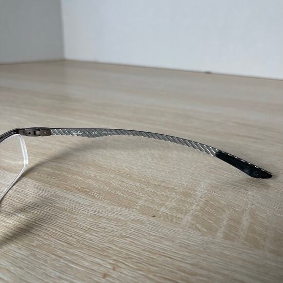 Ray-Ban RB8406 2502 Eyeglasses Carbon Fiber Silver Frames Only 53-17-140 - Picture 7 of 9